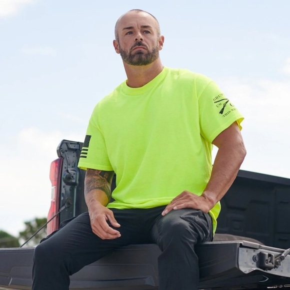 Grunt Style Men's Bright Yellow Tee - Picture 5 of 8